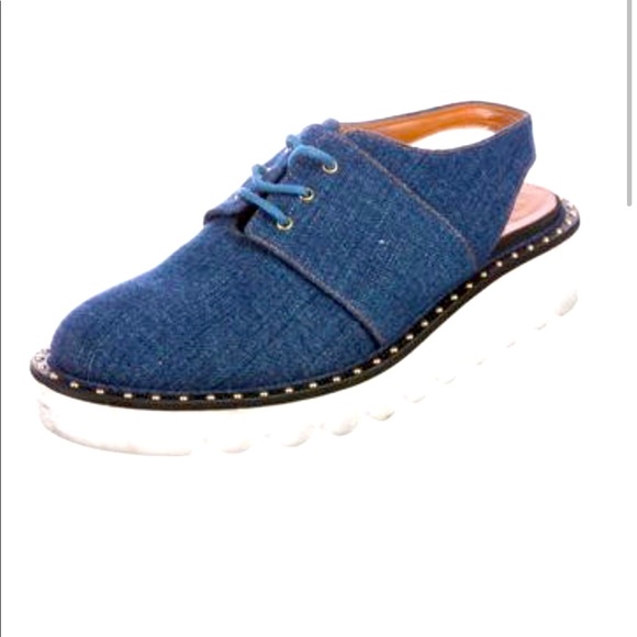 Stella McCartney Royal DenimOxford Shoe 7.5